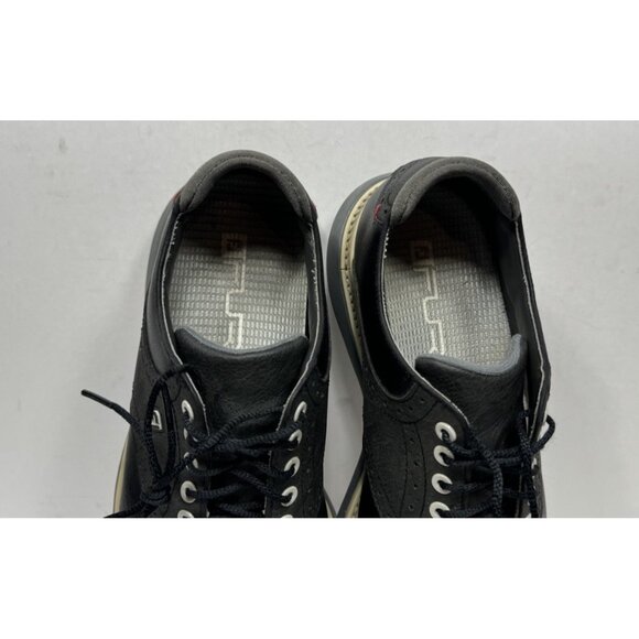 FootJoy Traditions Men's Size 9 M Black Leather Lace Up Golf Sneakers 57904 - Picture 10 of 10